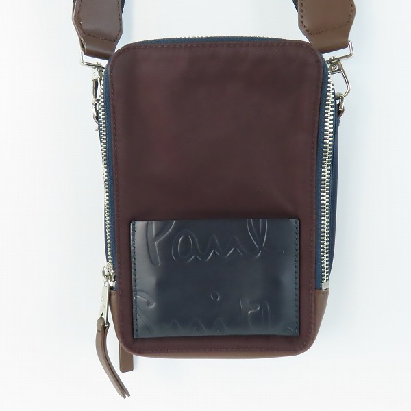 実際に弊社で買取させて頂いたPaul Smith/ポールスミス カラーブロック レザー切替 ショルダーバッグ APS-321