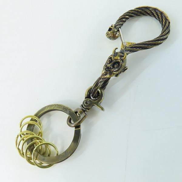 実際に弊社で買取させて頂いた(7)Gangsterville×galcia/ギャングスタービル×ガルシア キーホルダー DEVIL/デビル ブラス 真鍮 キーフック 15cm