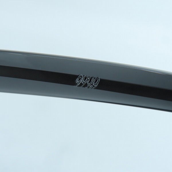 実際に弊社で買取させて頂いた999.9/フォーナインズ メガネフレーム アイウェア NP-606の画像 6枚目