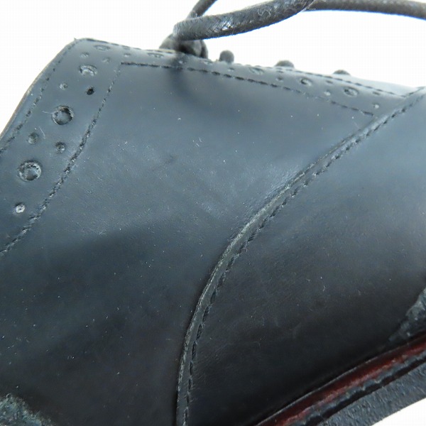 実際に弊社で買取させて頂いたalfredoBANNISTER IN/アルフレッドバニスター ウイングチップ レザーシューズ 5251301008 42の画像 7枚目