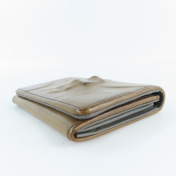 実際に弊社で買取させて頂いたMIHARA YASUHIRO/ミハラヤスヒロ あぶり出し 小銭入れ/カードケースの画像 2枚目