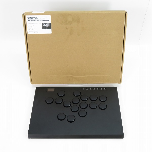 実際に弊社で買取させて頂いたHaute42 Hautepad M16 PLUS BLACK 薄型 レバーレスコントローラー アケコン【簡易動作確認済】