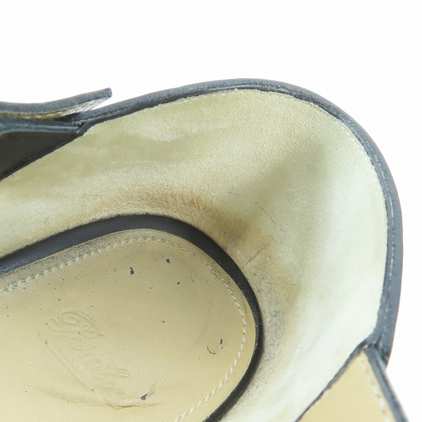 実際に弊社で買取させて頂いたPARABOOT/パラブーツ FERRET/フェレット レザー グルカサンダル ブラック/8の画像 7枚目
