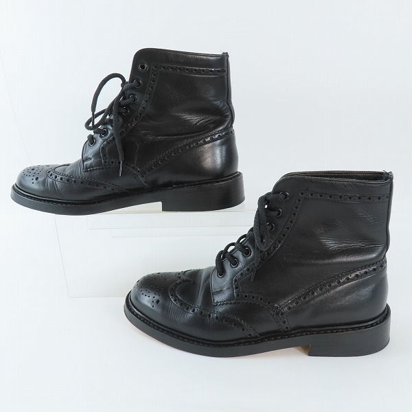 実際に弊社で買取させて頂いたPRADA/プラダ イングランド製 ウィングチップ レースアップブーツ 2T2747/8の画像 3枚目