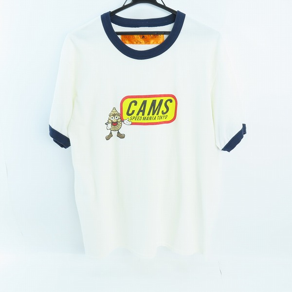 実際に弊社で買取させて頂いたCHALLENGER × SAM'S/チャレンジャー×サムズ CAMS コラボ プリントTシャツ ホワイト/FAT