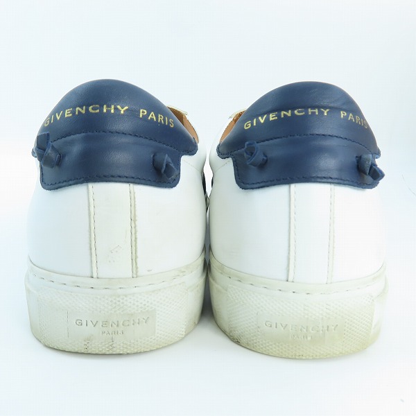 実際に弊社で買取させて頂いたGIVENCHY/ジバンシィ エラスティックストラップ レザースニーカー DN0187/43の画像 1枚目