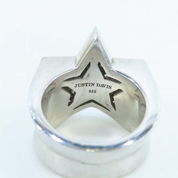実際に弊社で買取させて頂いた【ギャラ付】Justin Davis/ジャスティンデイビス STAR CHILD/スターチャイルド リング シャイニー SRJ810/15号の画像 6枚目