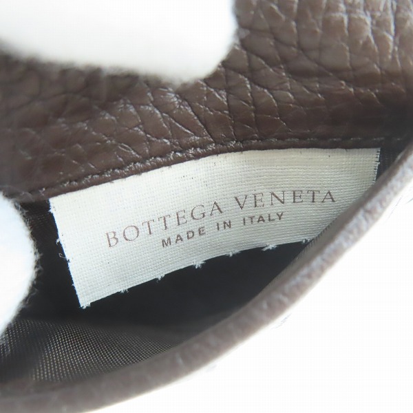 実際に弊社で買取させて頂いたBOTTEGA VENETA/ボッテガヴェネタ レザー二つ折り財布の画像 6枚目
