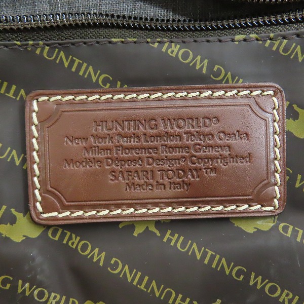 実際に弊社で買取させて頂いたHUNTING WORLD/ハンティングワールド サファリトゥデイ ボストンバッグ の画像 4枚目