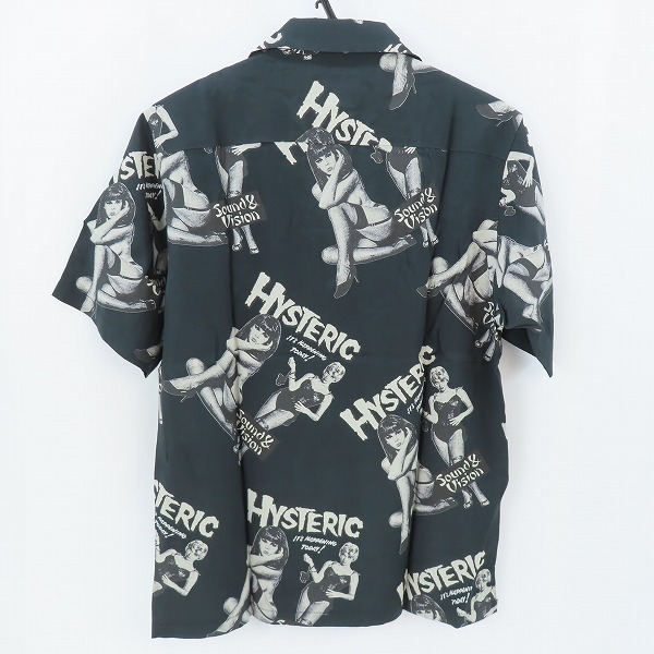 実際に弊社で買取させて頂いた【未使用】HYSTERIC GLAMOUR/ヒステリックグラマー MONDO VISION柄 アロハシャツ 02211AH06/Sの画像 1枚目