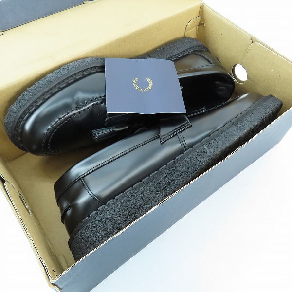 実際に弊社で買取させて頂いたFRED PERRY×GEORGE COX/フレッドペリー×ジョージコックス TASSEL LOAFER タッセルローファー B9278/4の画像 7枚目