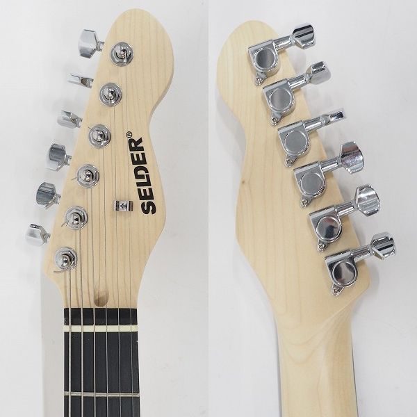 実際に弊社で買取させて頂いた★【難有り】SELDER/セルダー ストラトキャスターType エレキギター ソフトケース付の画像 2枚目