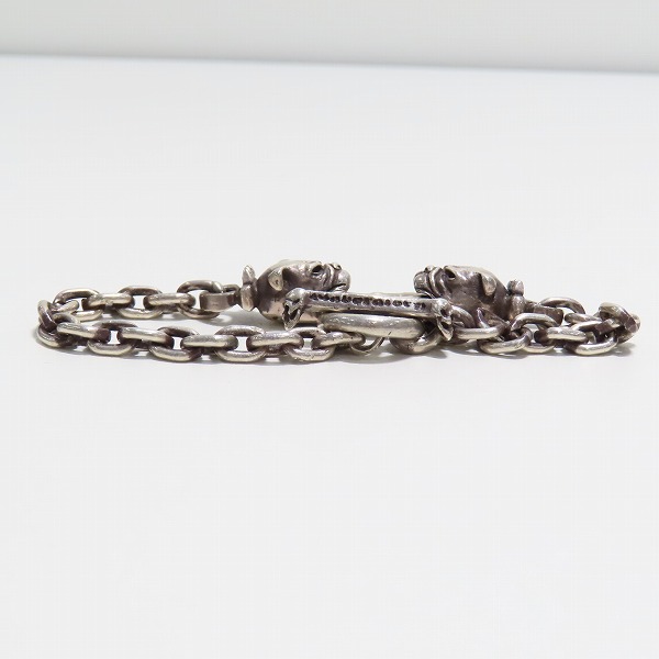 実際に弊社で買取させて頂いたGabor/ガボール インターナショナル クォーター 2ブルドッグヘッド ブレスレットの画像 2枚目