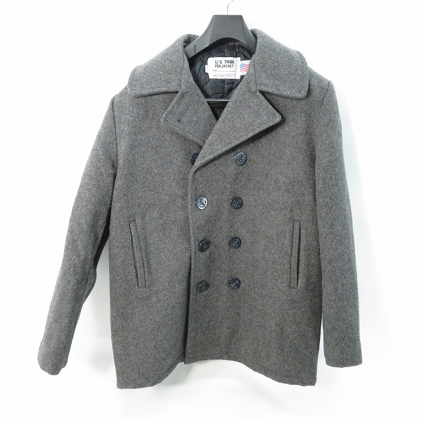 実際に弊社で買取させて頂いたSchott/ショット  U.S.740N PEA JACKET Pコート/ジャケット/42