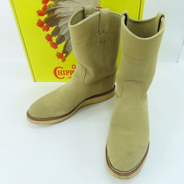 実際に弊社で買取させて頂いたCHIPPEWA/チペワ PECOS BOOTS SAND SUEDE スウェード ペコス ブーツ  93430 /8.5E