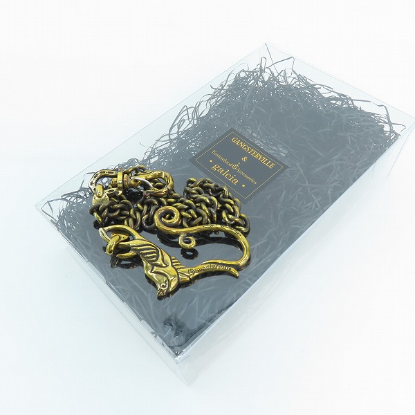 実際に弊社で買取させて頂いたGANGSTERVILLE×Galcia/ギャングスタービル×ガルシア SWALLOW WALLET-CHAIN/スワロー ウォレットチェーン/真鍮/ブラス 50cmの画像 9枚目