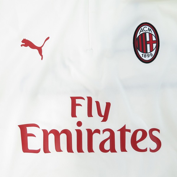 実際に弊社で買取させて頂いたPUMA/プーマ ACミラン fly emirates/エミレーツ ジャージ/トレーニングウェア アイボリー/Lの画像 7枚目