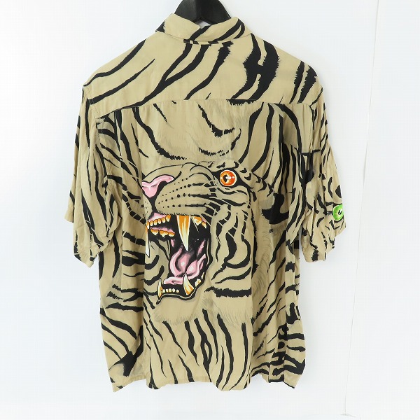 実際に弊社で買取させて頂いたWACKO MARIA × TIM LEHI/ワコマリア×ティムリーハイ 22SS HAWAIIAN SHIRT TIMLEHI-WM-HI26/アロハシャツ/虎/Ｍの画像 1枚目