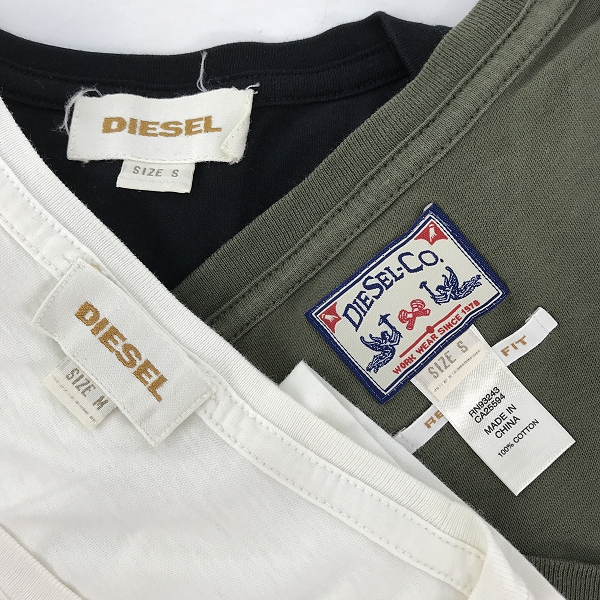 実際に弊社で買取させて頂いた【おまとめ】DIESEL/ディーゼル 半袖Tシャツ ロゴプリント 等の画像 2枚目