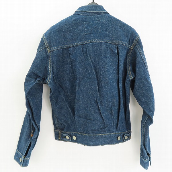 実際に弊社で買取させて頂いた(2)LEVI’S/リーバイス 71507XX/J02刻印 日本製 デニムジャケット Gジャン/38の画像 1枚目