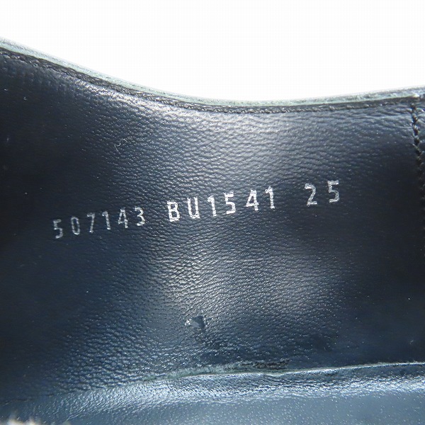 実際に弊社で買取させて頂いたBURBERRY/バーバリー ダブルモンクストラップ ビジネスシュース ブラック BU1541/25cmの画像 5枚目