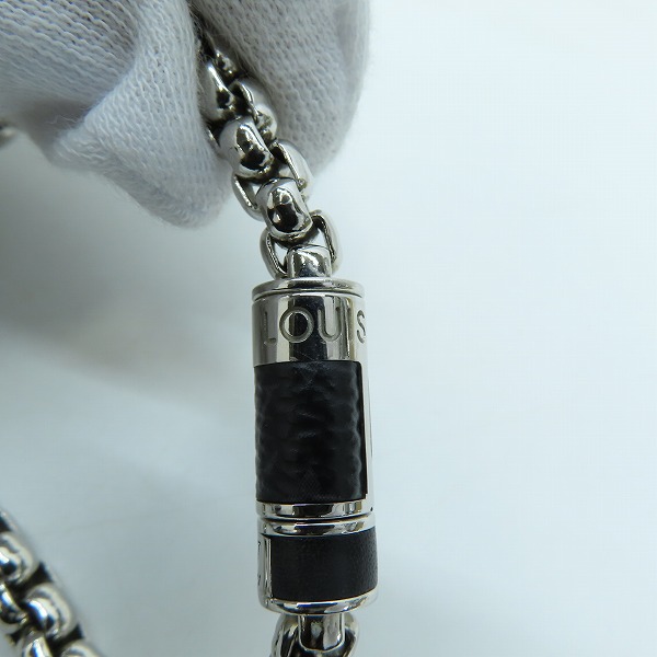 実際に弊社で買取させて頂いたLOUIS VUITTON/ルイヴィトン ブレスレット･チェーン モノグラム･エクリプス M63107の画像 1枚目