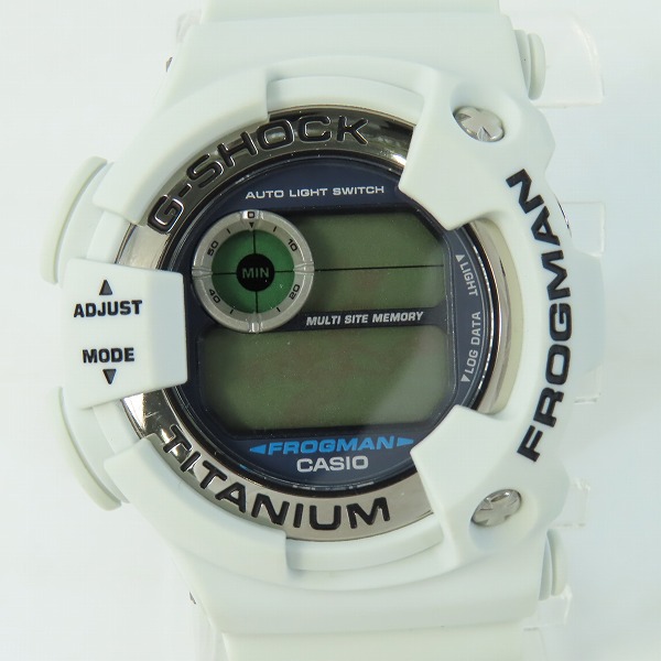 実際に弊社で買取させて頂いたG-SHOCK/G-ショック FROGMAN/フロッグマン Men in White Gray DW-9900LG-8JR【動作未確認】