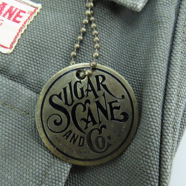 実際に弊社で買取させて頂いた【未使用】SUGAR CANE/シュガーケーン コットンキャンバス生地 ミリタリーショーツ/ハーフパンツ/SC51026/Sの画像 7枚目