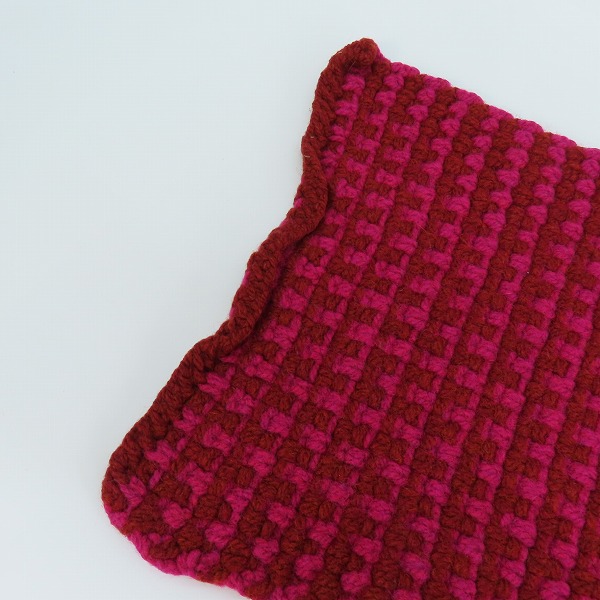 実際に弊社で買取させて頂いたDRIES VAN NOTEN/ドリスヴァンノッテン ウールマフラー ライカ期の画像 4枚目