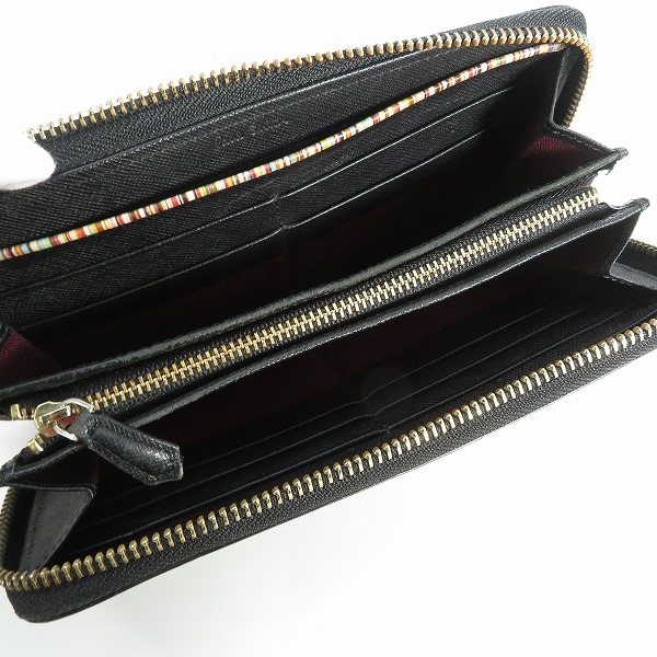 実際に弊社で買取させて頂いたPaul Smith/ポールスミス ラウンドジップ ロングウォレット/長財布の画像 4枚目
