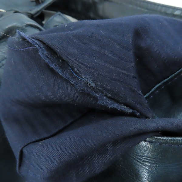 実際に弊社で買取させて頂いた【難有り】EDIFICE/エディフィス カウハイド/レザー パンツ/48の画像 8枚目