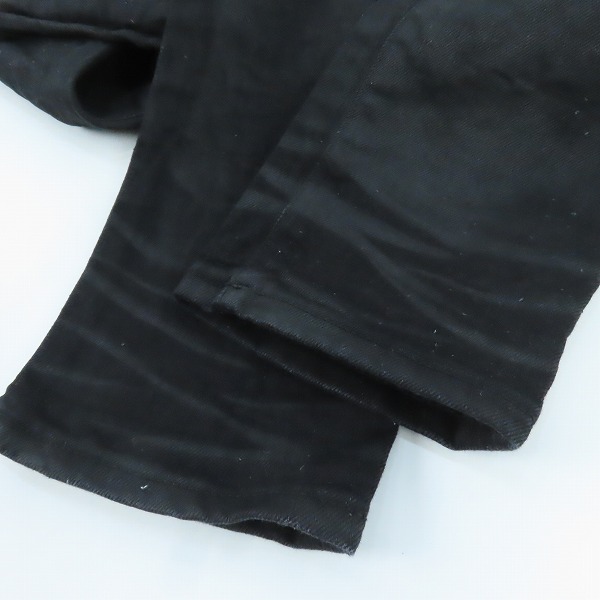 実際に弊社で買取させて頂いた【JPタグ】SAINT LAURENT PARIS/サンローラン 15AW コーティング ストレッチ スリム スキニーデニムパンツ 390001 Y899I/29の画像 9枚目