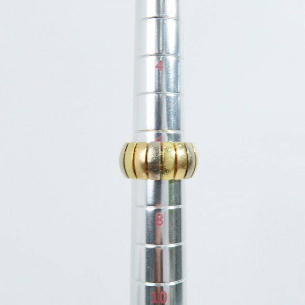 実際に弊社で買取させて頂いたCartier/カルティエ 750/K18PG/YG/WG スリーカラー リング/指輪 47/7号の画像 7枚目