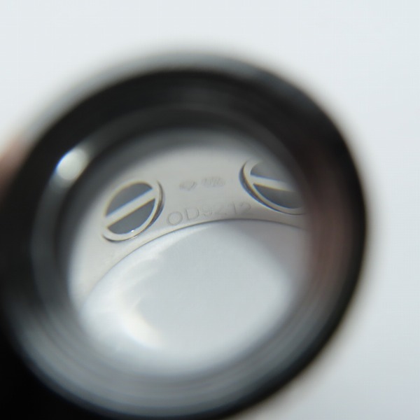 実際に弊社で買取させて頂いたCartier/カルティエ DIAMOND-PAVED CERAMIC LOVE RING ダイヤパヴェ セラミック ラブリング/12号の画像 5枚目