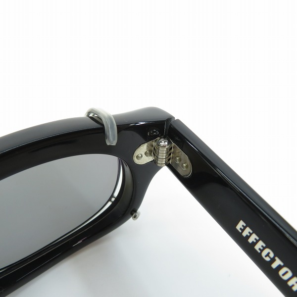 実際に弊社で買取させて頂いたEFFECTOR/エフェクター crunch/クランチ 眼鏡/メガネフレーム 偏光クリップオンサングラス付の画像 6枚目