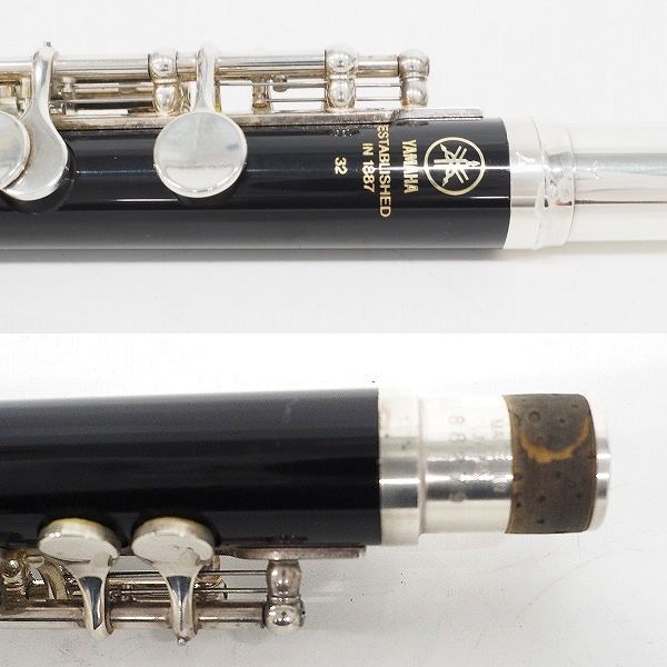 実際に弊社で買取させて頂いたYAMAHA/ヤマハ  YPC-32 ピッコロ Eメカ付 ハードケース付の画像 3枚目