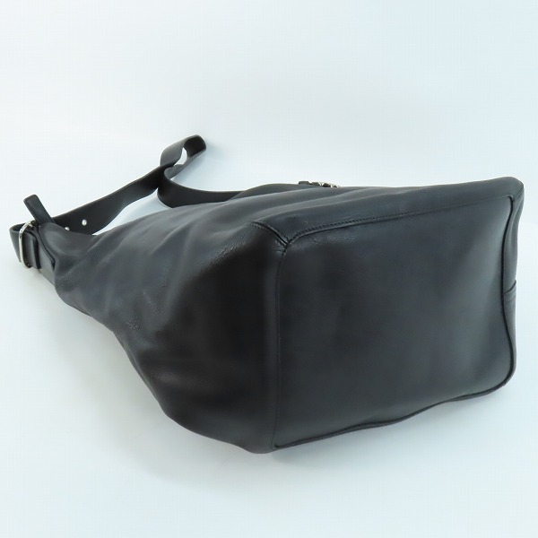 実際に弊社で買取させて頂いたCOACH/コーチ 裏地シグネチャー柄 カウハイドレザー ワンショルダーバッグ 9151の画像 2枚目