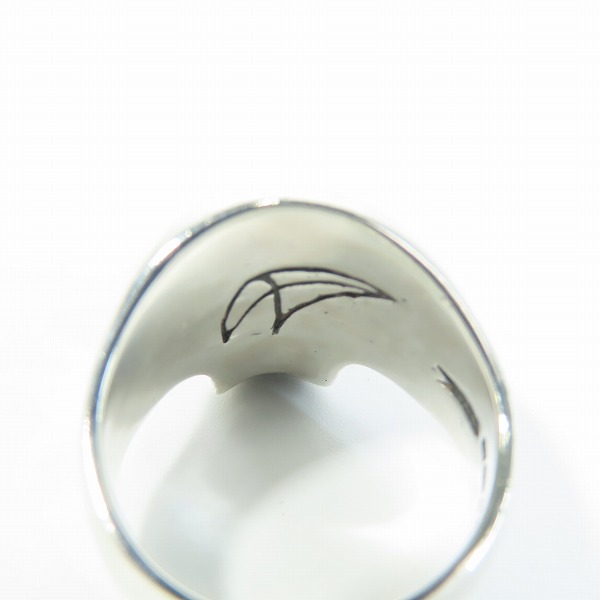 実際に弊社で買取させて頂いたCRAZY PIG/クレイジーピッグ EVIL SKULL RING/エビルスカル リング 13号の画像 5枚目