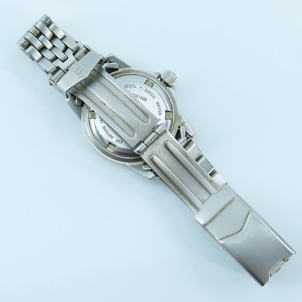 実際に弊社で買取させて頂いたTAG HEUER/タグホイヤー 200m プロフェッショナル デイト アナログ腕時計 929-208H 【動作未確認】の画像 3枚目