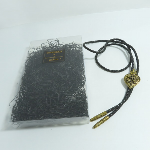 実際に弊社で買取させて頂いた(5)Gangsterville×galcia/ギャングスタービル×ガルシア TWO FACE/ダブルフェイス BOLO TIE/ボロタイ/ループタイ ブラス/真鍮の画像 7枚目