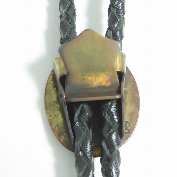 実際に弊社で買取させて頂いた(2)GANGSTERVILLE×Galcia/ギャングスタービル×ガルシア G ループタイ/ボロタイ/ブラス/シルバーの画像 2枚目