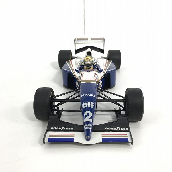 実際に弊社で買取させて頂いたミニチャンプス Ayrton Senna RACING CAR COLLECTION アイルトン・セナ Williams FW 16 Renault/ルノー 1/18 ミニカーの画像 1枚目