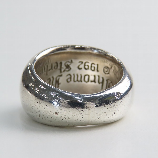 実際に弊社で買取させて頂いたCHROME HEARTS/クロムハーツ CHシールスタンプリング 16.5号の画像 4枚目