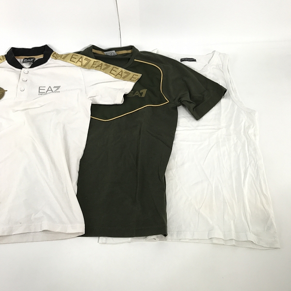 実際に弊社で買取させて頂いた【おまとめ】EMPORIO ARMANI/エンポリオアルマーニ イーグルロゴ入り 半袖 Tシャツ/ノースリーブ カットソーの画像 1枚目