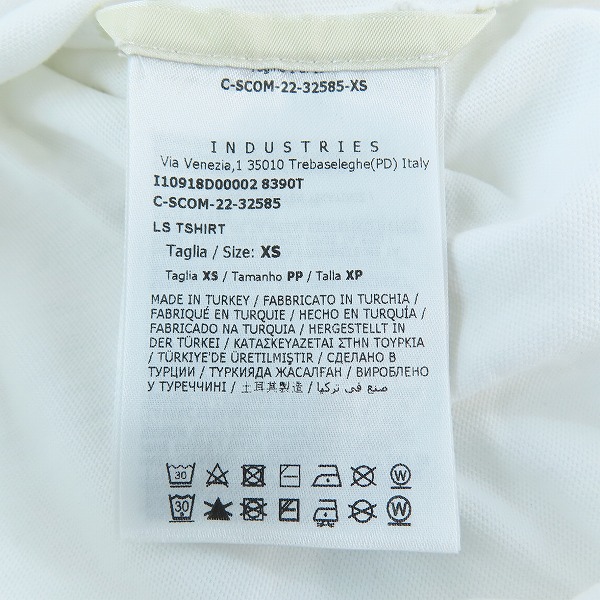 実際に弊社で買取させて頂いた【JPタグ】MONCLER/モンクレール ロゴ 長袖Tシャツ I10918D00002/XSの画像 5枚目