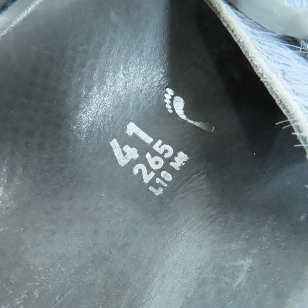 実際に弊社で買取させて頂いたRick Owens×BIRKENSTOCK/リックオウエンス×ビルケンシュトック アリゾナ ファー サンダル/26.5の画像 5枚目