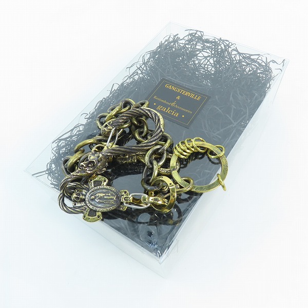 実際に弊社で買取させて頂いたGANGSTERVILLE×Galcia/ギャングスタービル×ガルシア DEVIL/デビル ウォレットチェーン ブラス/真鍮の画像 9枚目