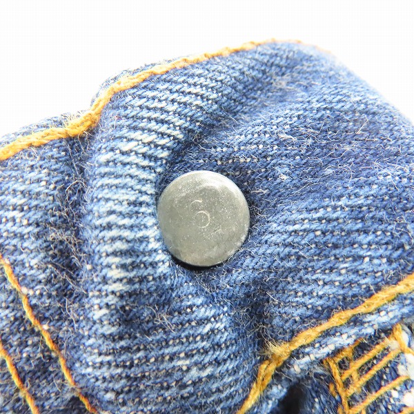 実際に弊社で買取させて頂いたLEVI'S/リーバイス ヴィンテージ 501 66前期 ボタン裏刻印6 スモールe ボタンフライ デニムパンツの画像 3枚目