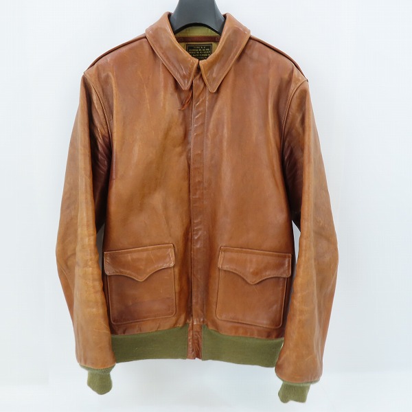 実際に弊社で買取させて頂いたTHE REAL McCOY'S/リアルマッコイズ A-2 フライトジャケット 41-6330P/46