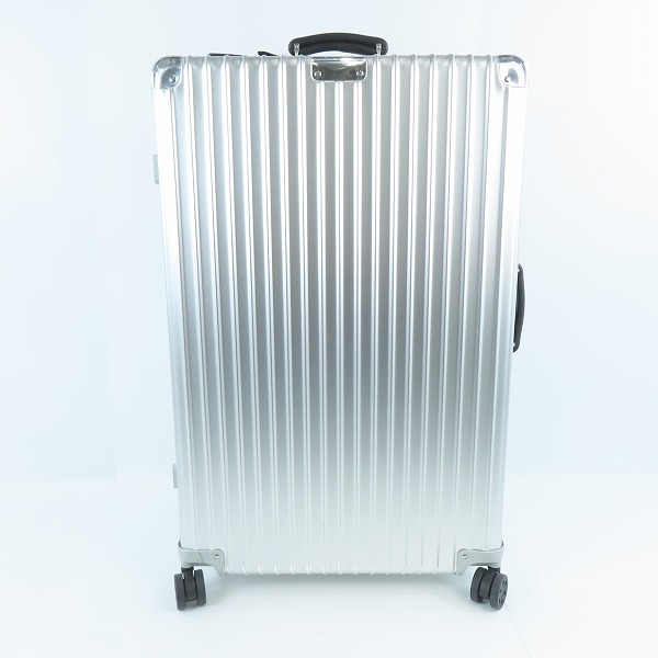 実際に弊社で買取させて頂いたRIMOWA/リモワ クラシック チェックインL シルバー 四輪/マルチホイール 84L/973.73
